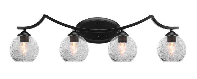 Toltec Lighting - 554-MB-4102 - Four Light Bath Bar - Zilo - Matte Black