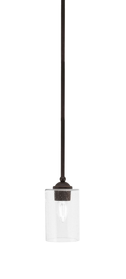 Toltec Lighting - 560-DG-300 - One Light Mini Pendant - Zilo - Dark Granite
