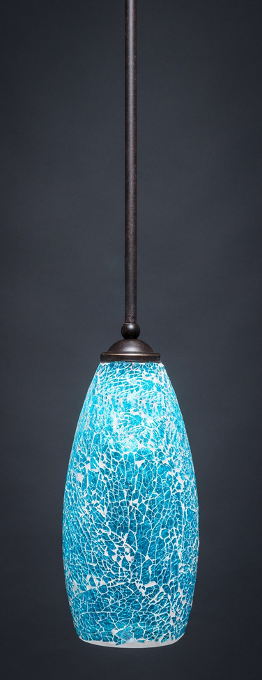 Toltec Lighting - 560-DG-5065 - One Light Mini Pendant - Zilo - Dark Granite