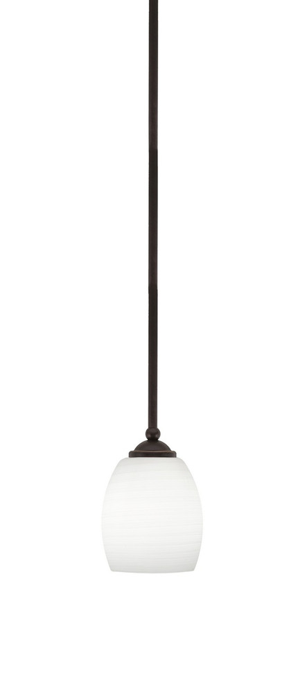Toltec Lighting - 560-DG-615 - One Light Mini Pendant - Zilo - Dark Granite