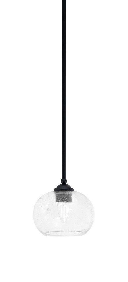 Toltec Lighting - 560-MB-202 - One Light Mini Pendant - Zilo - Matte Black