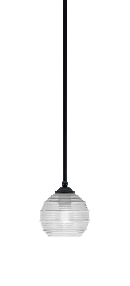 Toltec Lighting - 560-MB-5110 - One Light Mini Pendant - Zilo - Matte Black