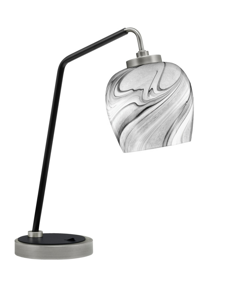 Toltec Lighting - 59-GPMB-4819 - One Light Desk Lamp - Desk Lamps - Graphite & Matte Black