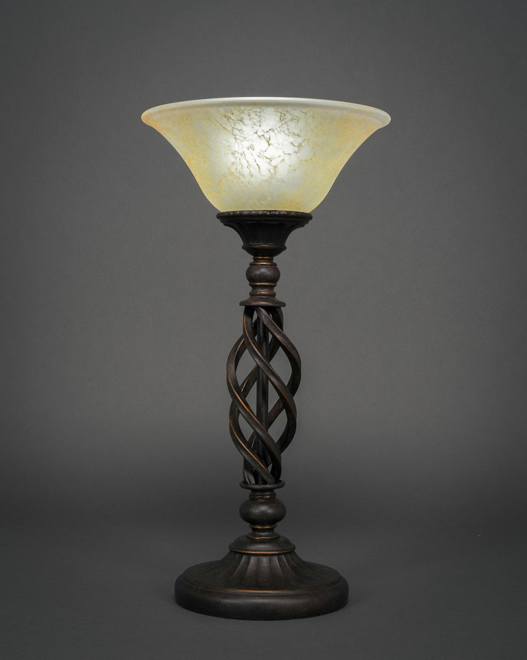 Toltec Lighting - 63-DG-513 - One Light Table Lamp - Eleganté - Dark Granite
