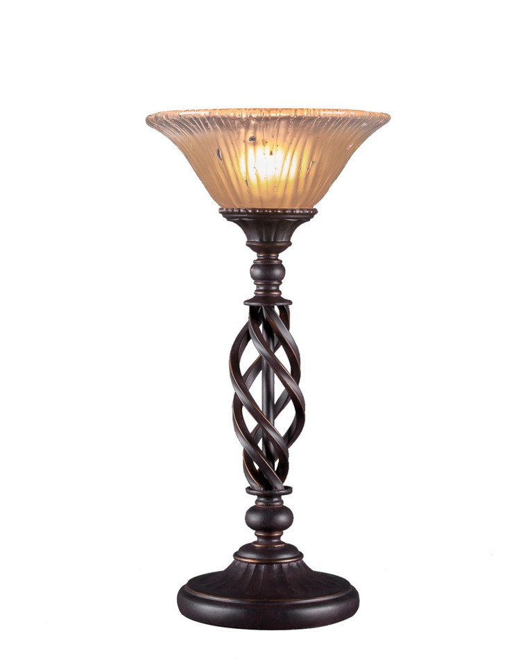 Toltec Lighting - 63-DG-730 - One Light Table Lamp - Eleganté - Dark Granite