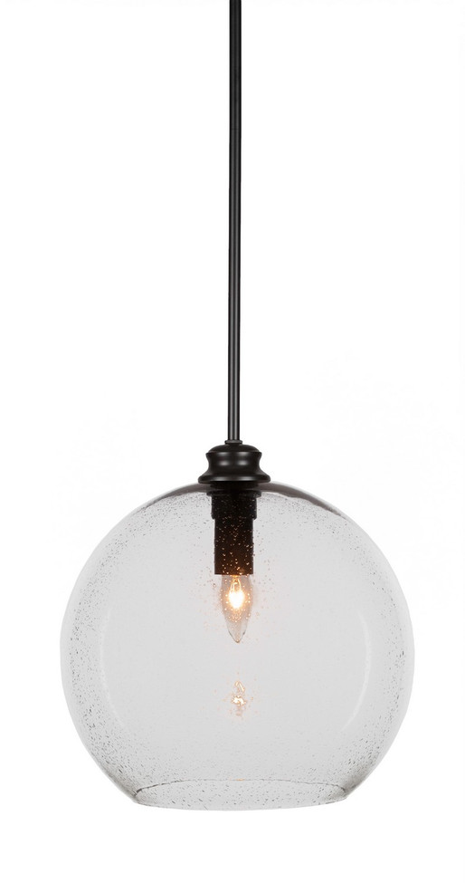 Toltec Lighting - 70-MB-4390 - One Light Pendant - Kimbro - Matte Black