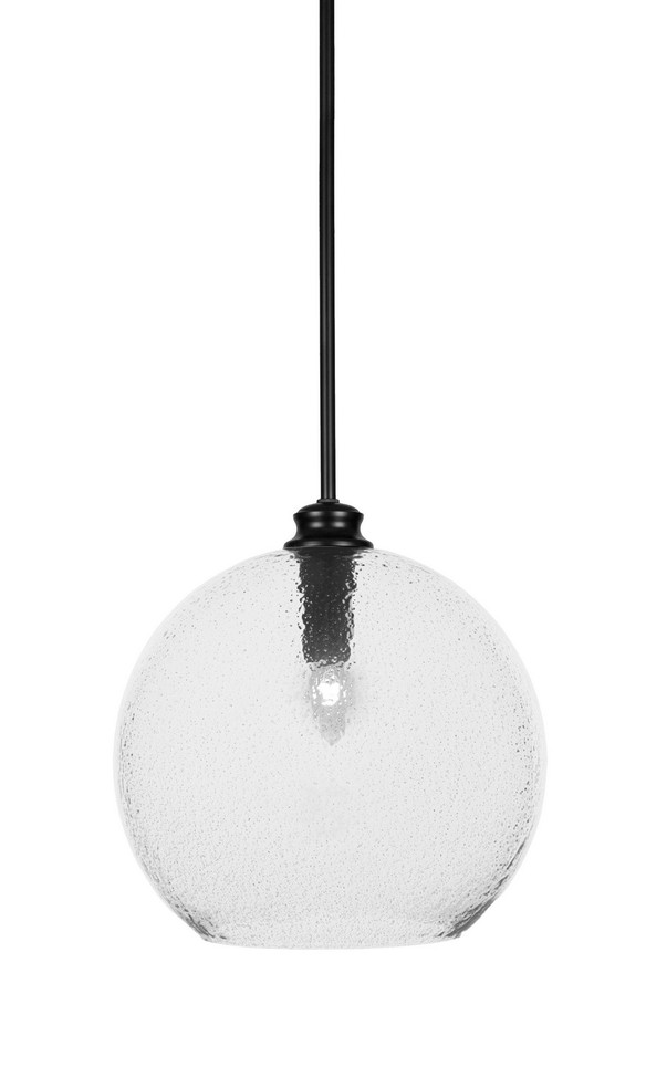 Toltec Lighting - 70-MB-4392 - One Light Pendant - Kimbro - Matte Black