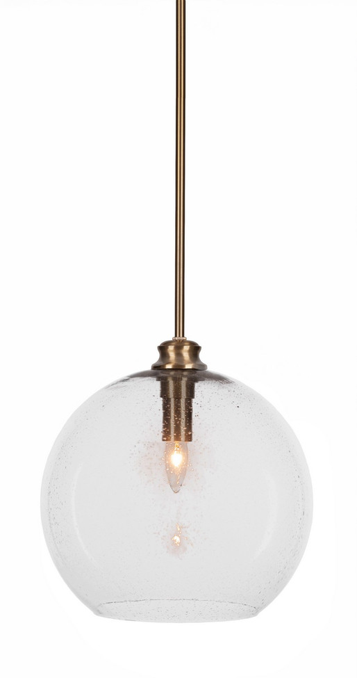 Toltec Lighting - 70-NAB-4390 - One Light Pendant - Kimbro - New Age Brass