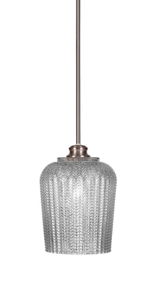 Toltec Lighting - 71-BN-4283 - One Light Pendant - Cordova - Brushed Nickel