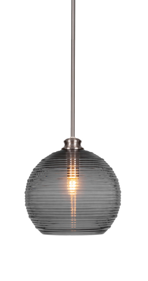 Toltec Lighting - 71-BN-5132 - One Light Pendant - Malena - Brushed Nickel