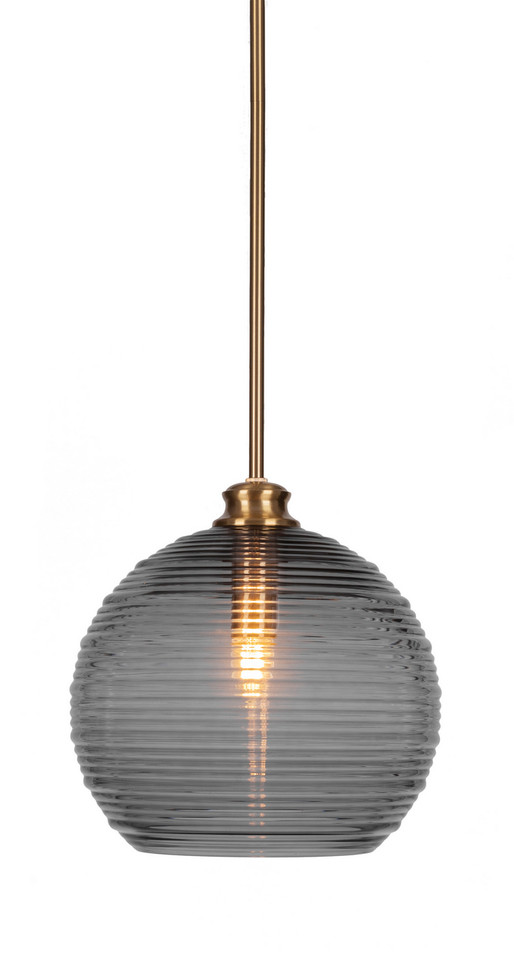 Toltec Lighting - 71-NAB-5132 - One Light Pendant - Malena - New Age Brass