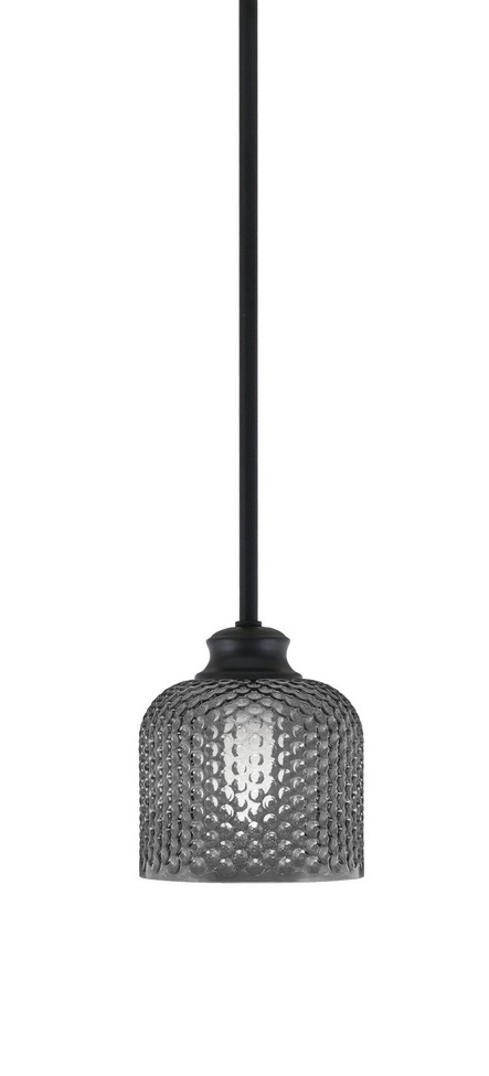 Toltec Lighting - 72-MB-4612 - One Light Pendant - Zola - Matte Black