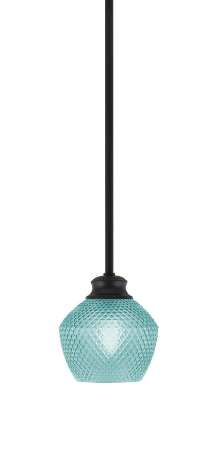 Toltec Lighting - 72-MB-4625 - One Light Pendant - Zola - Matte Black