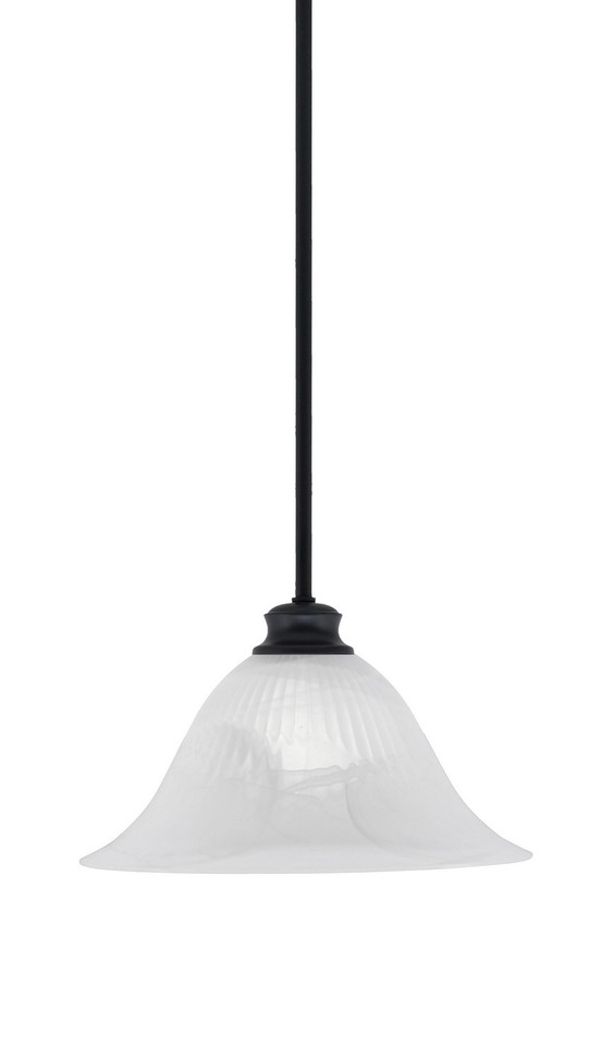 Toltec Lighting - 72-MB-5831 - One Light Pendant - Stem - Matte Black