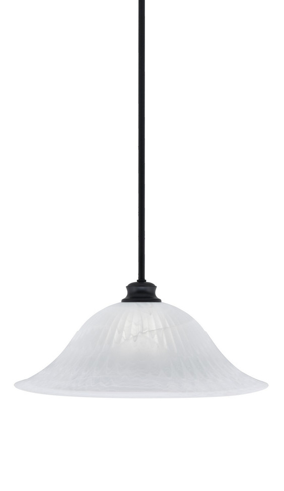 Toltec Lighting - 72-MB-5881 - One Light Pendant - Stem - Matte Black