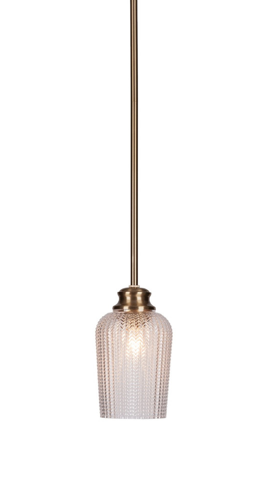 Toltec Lighting - 72-NAB-4250 - One Light Pendant - Cordova - New Age Brass