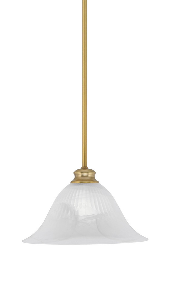 Toltec Lighting - 72-NAB-5831 - One Light Pendant - Stem - New Age Brass