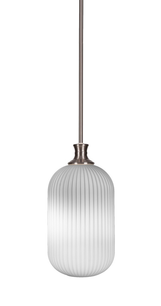 Toltec Lighting - 74-BN-4601 - One Light Pendant - Carina - Brushed Nickel