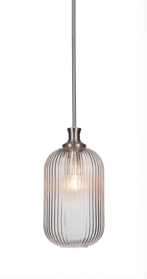 Toltec Lighting - 74-BN-4608 - One Light Pendant - Carina - Brushed Nickel