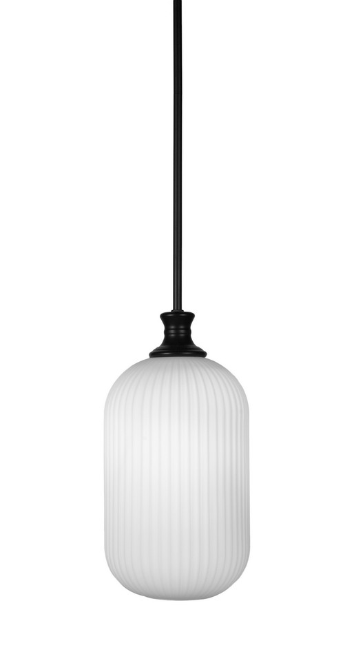 Toltec Lighting - 74-MB-4601 - One Light Pendant - Carina - Matte Black