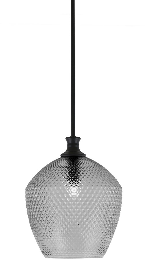 Toltec Lighting - 75-MB-4222 - One Light Pendant - Zola - Matte Black