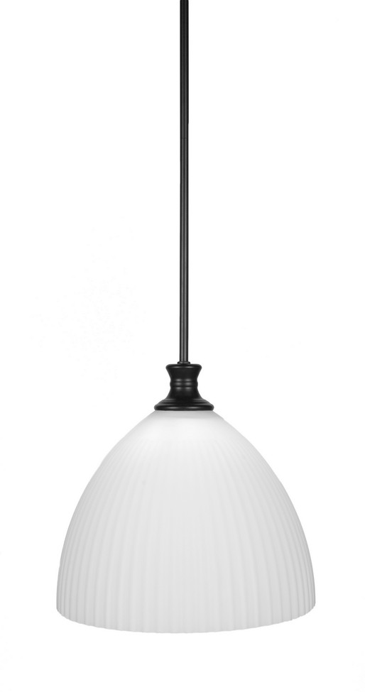Toltec Lighting - 75-MB-4691 - One Light Pendant - Carina - Matte Black