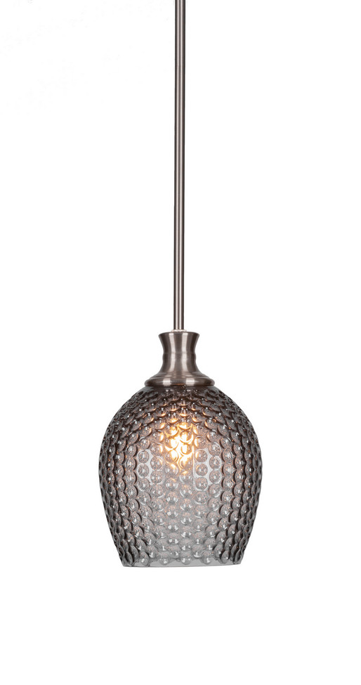 Toltec Lighting - 76-BN-4902 - One Light Pendant - Zola - Brushed Nickel
