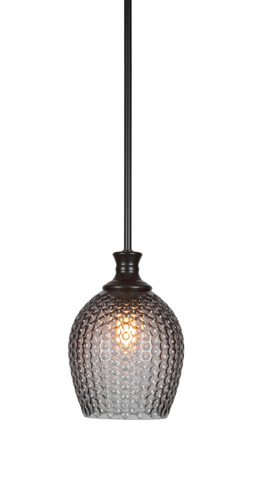 Toltec Lighting - 76-MB-4902 - One Light Pendant - Zola - Matte Black