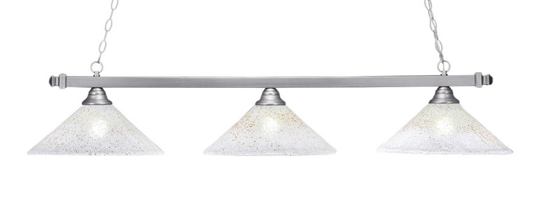 Toltec Lighting - 803-BN-714 - Three Light Bar - Square - Brushed Nickel