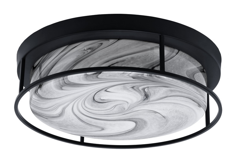 Toltec Lighting - 818-MB-9 - Four Light Flush Mount - Flush Mounts - Matte Black