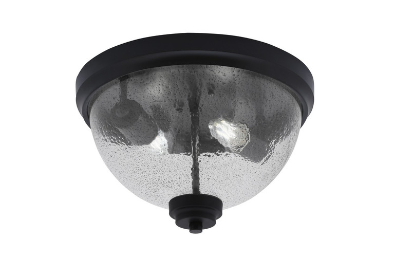 Toltec Lighting - 822-MB-2 - Two Light Flush Mount - Flush Mounts - Matte Black