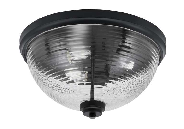 Toltec Lighting - 826-MB-6 - Three Light Flush Mount - Flush Mounts - Matte Black
