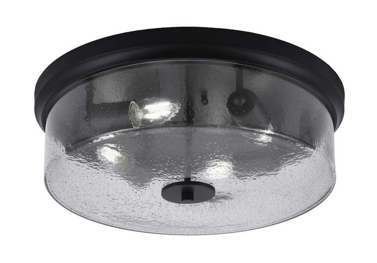 Toltec Lighting - 837-MB-2 - Four Light Flush Mount - Flush Mounts - Matte Black