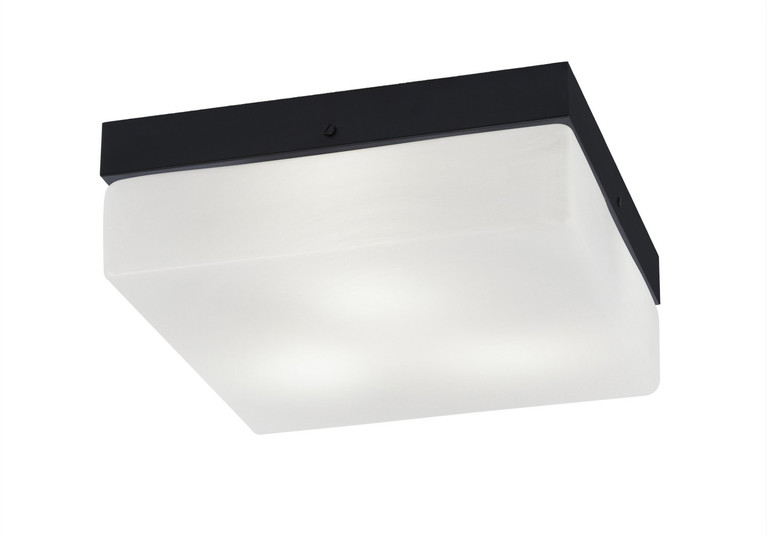 Toltec Lighting - 842-MB-1 - Three Light Flush Mount - Flush Mounts - Matte Black