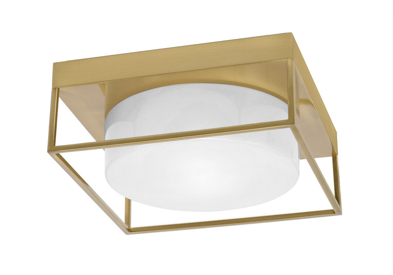 Toltec Lighting - 852-NAB-1 - Two Light Flush Mount - Flush Mounts - New Age Brass