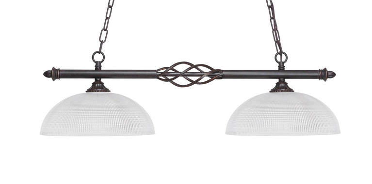 Toltec Lighting - 862-DG-540 - Two Light Island Pendant - Eleganté - Dark Granite