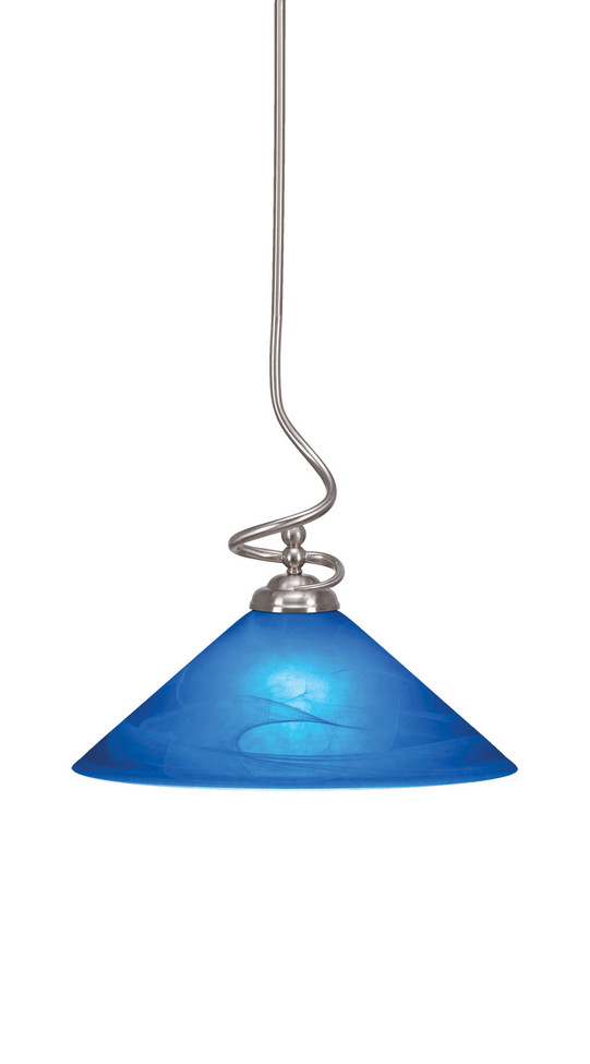Toltec Lighting - 900-BN-415 - One Light Pendant - Capri - Brushed Nickel