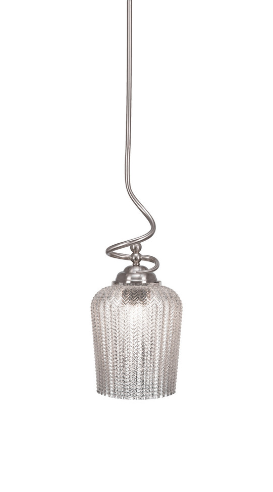 Toltec Lighting - 900-BN-4283 - One Light Pendant - Capri - Brushed Nickel