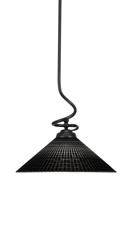 Toltec Lighting - 900-MB-4019 - One Light Pendant - Capri - Matte Black