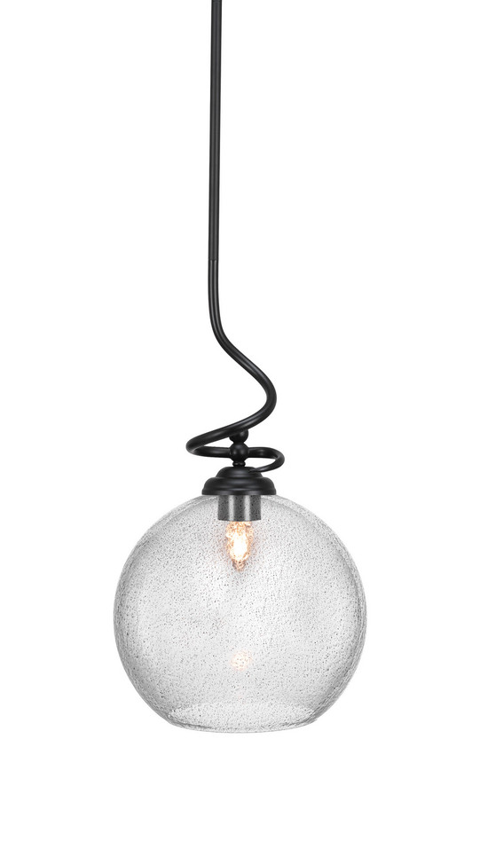 Toltec Lighting - 900-MB-4372 - One Light Pendant - Capri - Matte Black