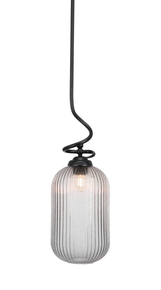 Toltec Lighting - 900-MB-4608 - One Light Pendant - Capri - Matte Black