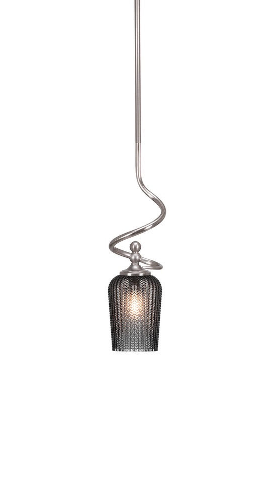 Toltec Lighting - 901-BN-4252 - One Light Mini Pendant - Capri - Brushed Nickel