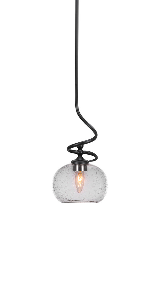Toltec Lighting - 901-MB-202 - One Light Mini Pendant - Capri - Matte Black