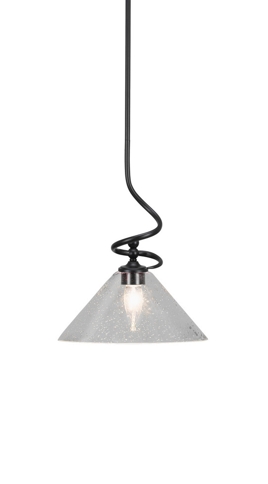 Toltec Lighting - 901-MB-304 - One Light Mini Pendant - Capri - Matte Black