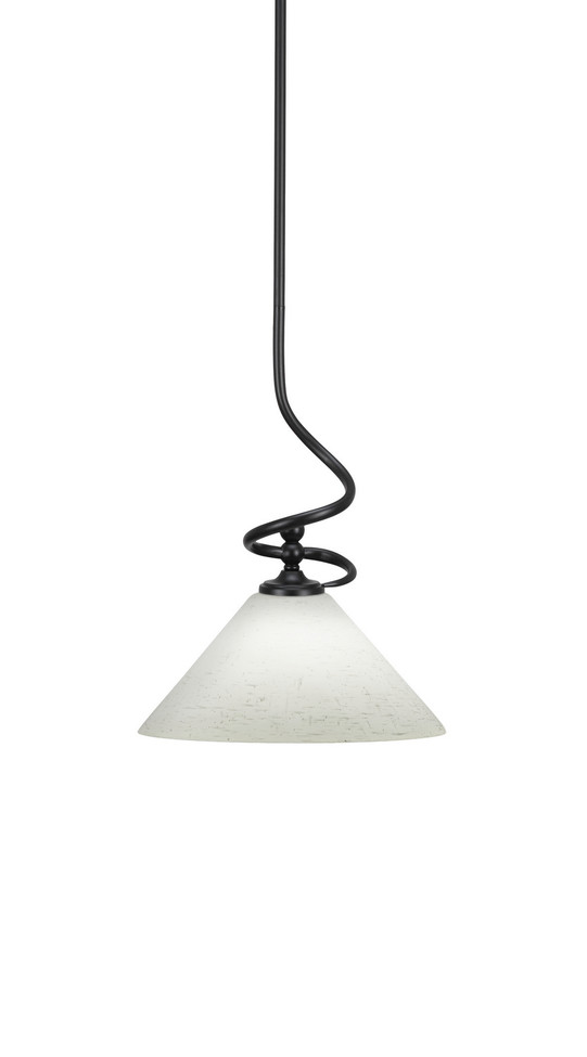 Toltec Lighting - 901-MB-314 - One Light Mini Pendant - Capri - Matte Black