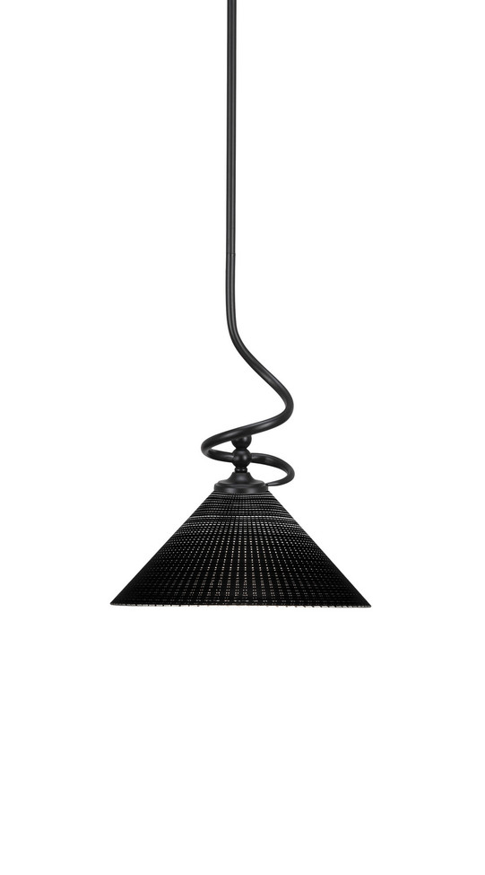 Toltec Lighting - 901-MB-4009 - One Light Mini Pendant - Capri - Matte Black