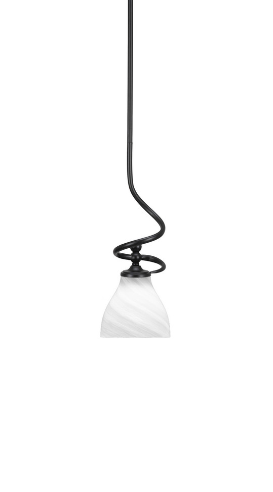 Toltec Lighting - 901-MB-4761 - One Light Mini Pendant - Capri - Matte Black
