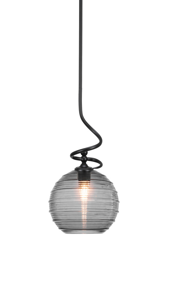Toltec Lighting - 901-MB-5122 - One Light Mini Pendant - Capri - Matte Black