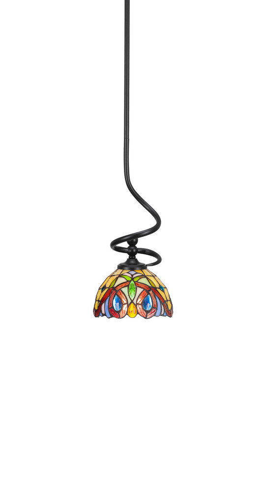 Toltec Lighting - 901-MB-9445 - One Light Mini Pendant - Capri - Matte Black
