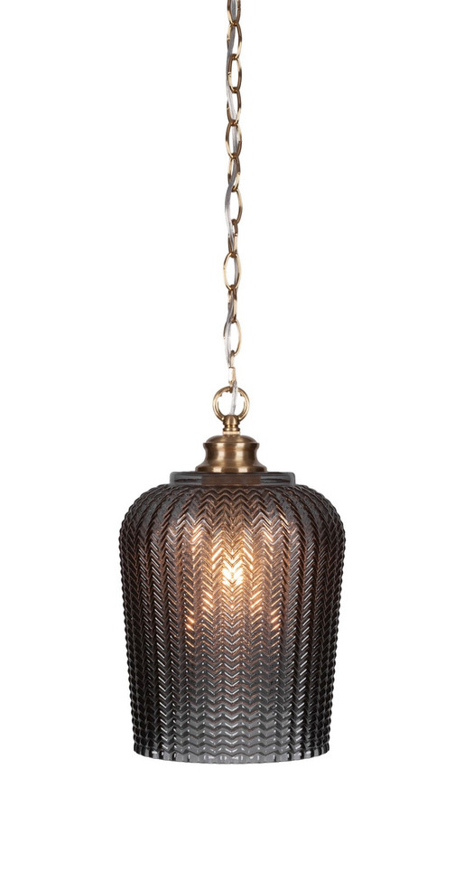 Toltec Lighting - 91-NAB-4282 - One Light Pendant - Cordova - New Age Brass